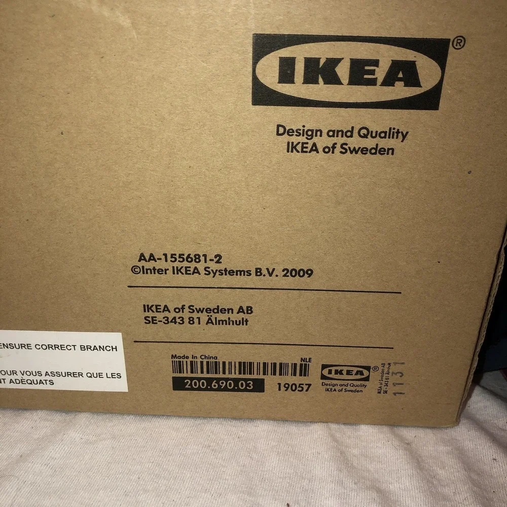 IKEA FUGA 2 Bulb Light Silver New Open Box 200.690.03 35W Bulbs